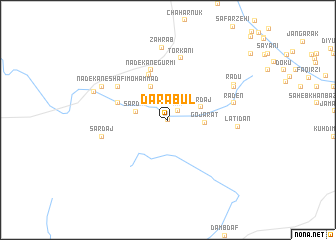 map of Darābūl