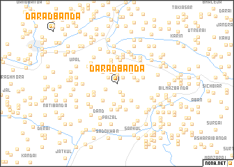 map of Darad Bānda