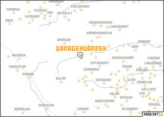 map of Darageh Darreh