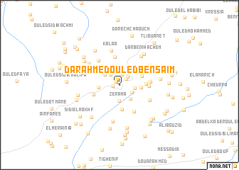 map of Dar Ahmed Ouled Ben Saïm