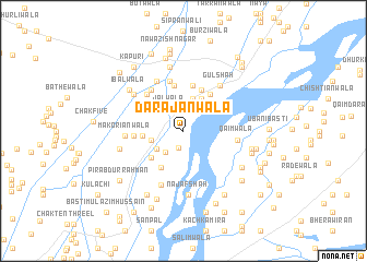 map of Darājānwāla