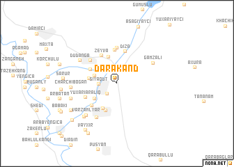 map of Dǝrǝkǝnd