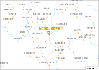 map of Dār al Ḩafr