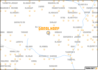 map of Dār al Ḩarf