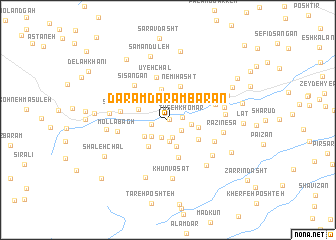 map of Dārām Dārām Bārān