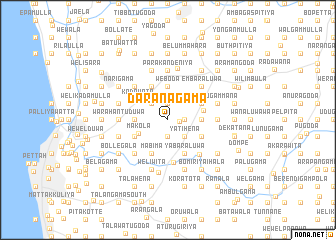 map of Daranagama