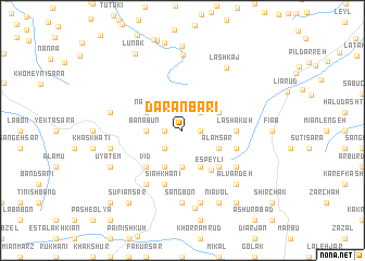 map of Dārānbārī