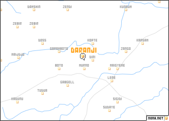 map of Daranji