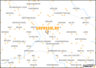 map of Dār as Salām