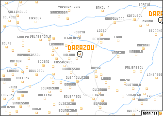 map of Darazou