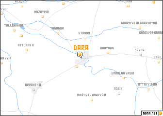 map of Dar‘ā