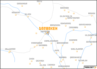 map of Darbakeh