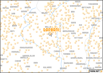 map of Dārbani