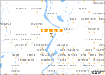 map of Darbārpur
