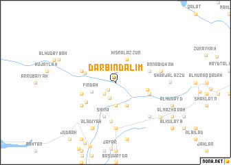 map of Dār Bin Dālim