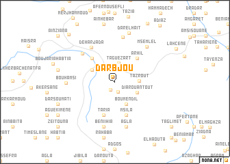 map of Dar Bjou