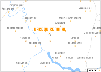 map of Dar Bouir en Nhal