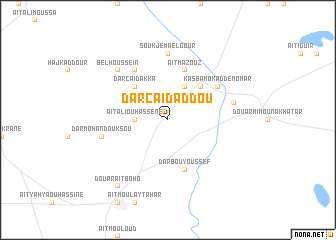 map of Dar Caïd Addou