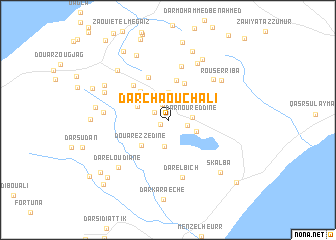 map of Dar Chaouch Ali