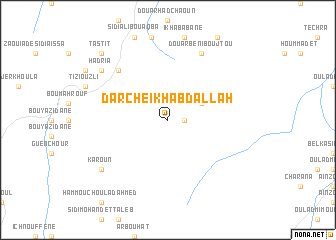 map of Dar Cheïkh Abdallah