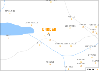 map of Darden