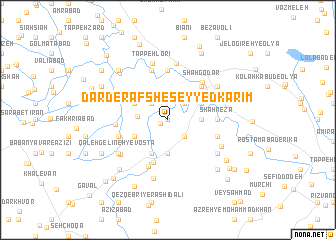map of Dār Derafsh-e Seyyed Karīm