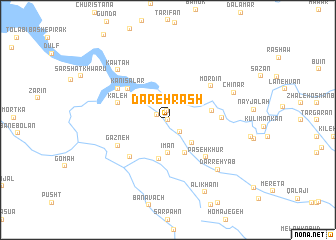 map of Dārehrash