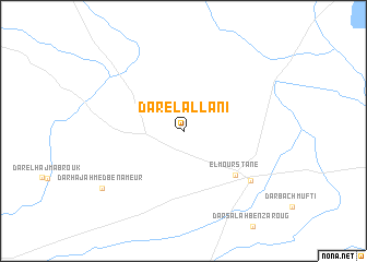 map of Dar el Allani