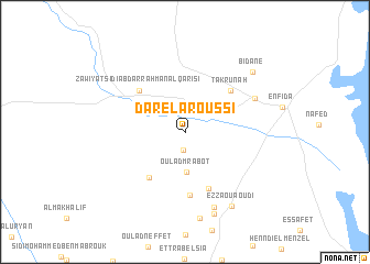 map of Dar el Aroussi