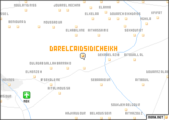 map of Dar el Caïd Sidi Cheïkh