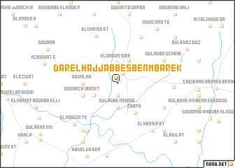 map of Dar el Hajj Abbes Ben Mbarek