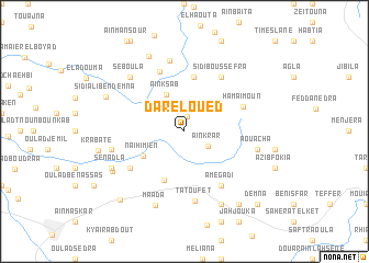 map of Dar el Oued