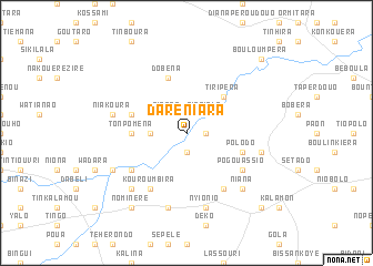 map of Daréniara