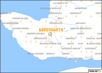 map of Darenwurth
