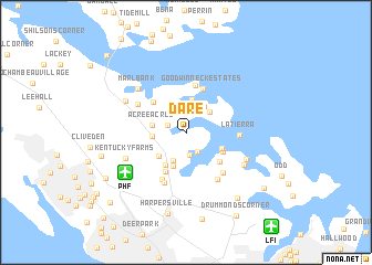 map of Dare