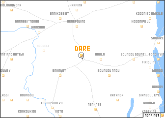 map of Daré