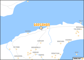 map of Dargahān