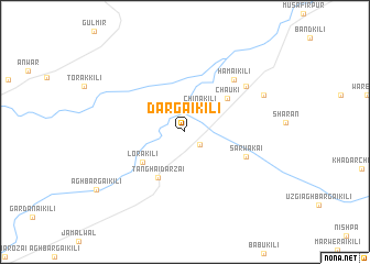 map of Dargai Kili