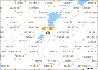 map of Dargiai
