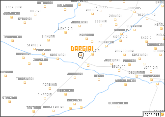 map of Dargiai