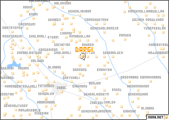 map of Dargī