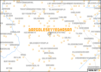 map of Dār Gol-e Seyyed Ḩasan