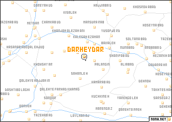 map of Dār Ḩeydar