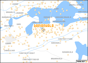 map of Dāriānwāla