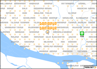 map of Dāriāpur
