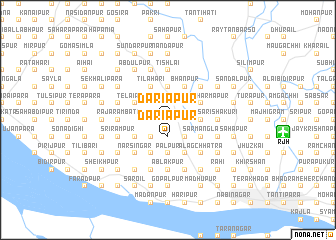 map of Dāriāpur