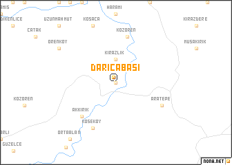 map of Darıcabaşı