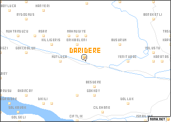 map of Darıdere