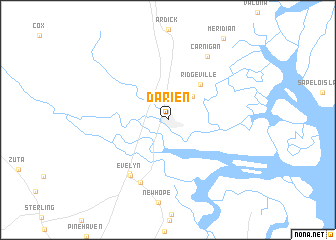 map of Darien