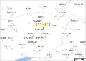 map of Darıkent